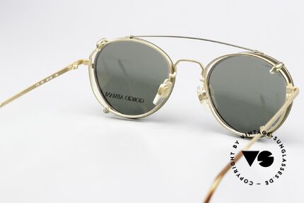 Giorgio Armani 174 With Serious Fun Clip-On, unworn rarity (like all our vintage Armani eyewear), Made for Men and Women
