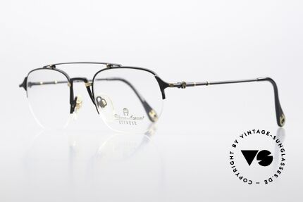 Aigner EA55 90's Glasses Half Rim Nylor, limited luxury eyeglasses with serial number 706392, Made for Men