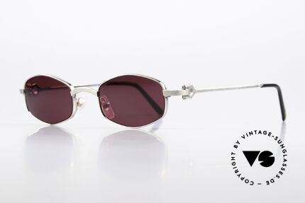 Cartier Ginger Polarized Sun Lenses 90's, brushed platinum finish (noble & 1st class quality), Made for Men and Women