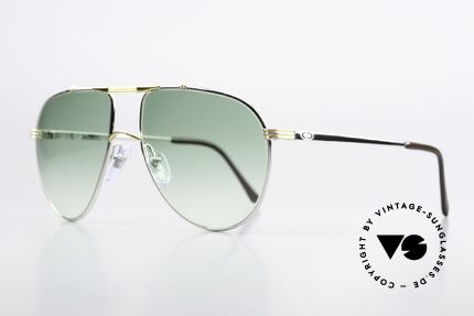 Christian Dior 2248 XL 80's Aviator Sunglasses, classic aviator design in XL size 60-17 (145mm width), Made for Men