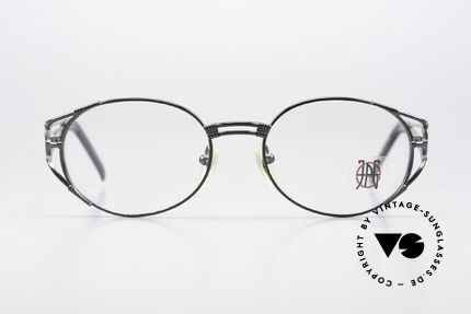 Jean Paul Gaultier 58-5106 Designer Glasses Oval 1997, eyeglasses from 1997 with fir green metallic finish, Made for Men and Women