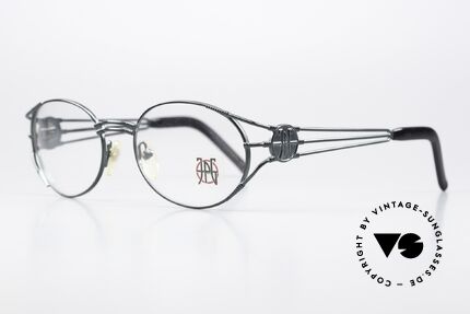 Jean Paul Gaultier 58-5106 Designer Glasses Oval 1997, often called as "Steampunk Glasses" in these days, Made for Men and Women
