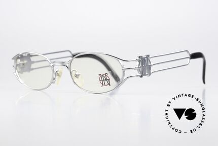 Jean Paul Gaultier 58-5102 90's Steampunk Eyeglasses, incredible TOP craftsmanship (You must feel this!), Made for Men and Women