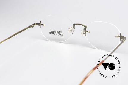 Jean Paul Gaultier 55-4671 90's Made In Japan Original, demo lenses can be replaced with optical (sun) lenses, Made for Men and Women