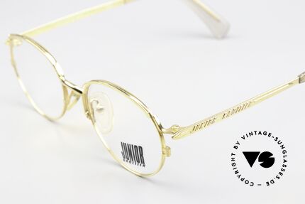 Jean Paul Gaultier 57-2173 22ct Gold Plated 51mm Size, unworn rarity; like all our old JPG designer specs, Made for Men and Women