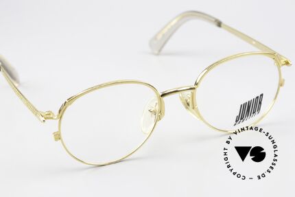 Jean Paul Gaultier 57-2173 22ct Gold Plated 51mm Size, NO RETRO fashion, but an original from 1995/96, Made for Men and Women