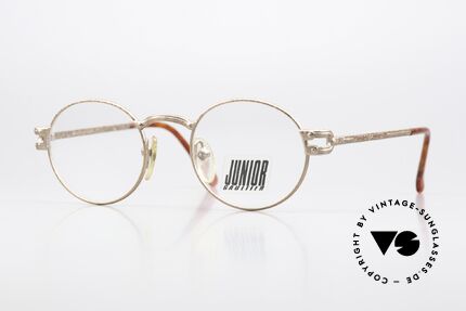 Jean Paul Gaultier 57-3176 90's Frame In Rusty Gold Details