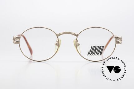 Jean Paul Gaultier 57-3176 90's Frame In Rusty Gold, outstanding craftsmanship (MADE IN JAPAN), vertu, Made for Men and Women