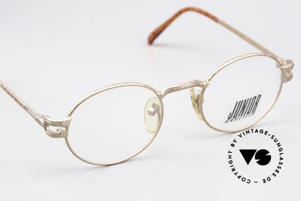 Jean Paul Gaultier 57-3176 90's Frame In Rusty Gold, fancy frame details, J.P.G. Junior Gaultier Collection, Made for Men and Women