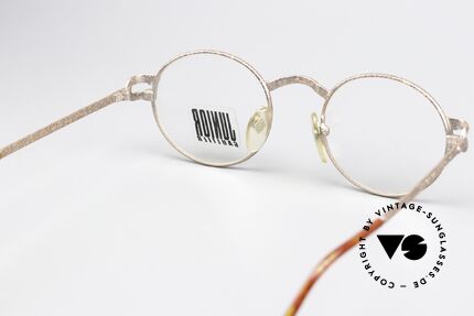 Jean Paul Gaultier 57-3176 90's Frame In Rusty Gold, unworn (like all our old 90s Gaultier designer frames), Made for Men and Women