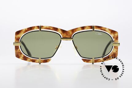 Cazal 872 Crazy Sunglasses 1990's, extravagant lens mounting & spunky frame coloring, Made for Men and Women