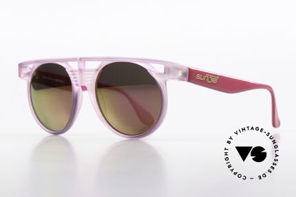 Carrera 5251 Purple Pink Mirrored 90's, called as 'steampunk sunglasses' or 'industrial design', Made for Men and Women