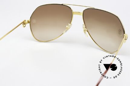 Cartier Vendome LC - M Sun Lenses With Cartier Logo, unworn, new old stock (NOS), with full original packing, Made for Men