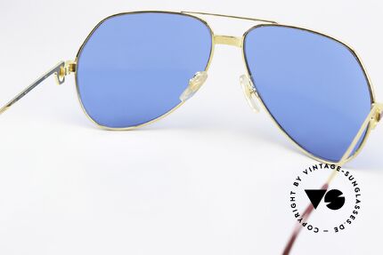 Cartier Vendome Laque - L Ultramarine Deep Blue Lapis, NO retro sunglasses, but an authentic vintage ORIGINAL, Made for Men