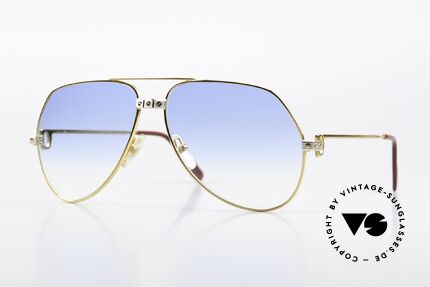 Cartier Vendome Santos - L With Light Blue Sun Lenses Details