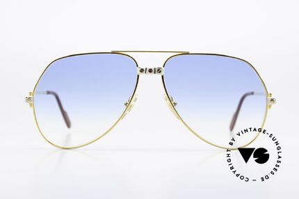 Cartier Vendome Santos - L With Light Blue Sun Lenses, mod. "Vendome" was launched in 1983 & made till 1997, Made for Men