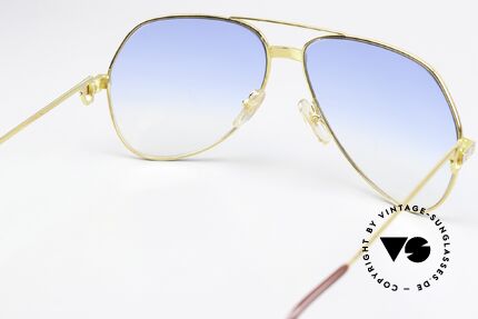 Cartier Vendome Santos - L With Light Blue Sun Lenses, unworn, new old stock (NOS), with full original packing, Made for Men