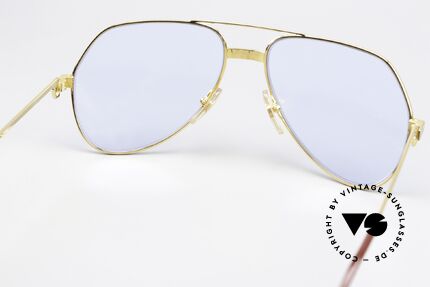 Cartier Vendome Santos - M Cobalt Blue Mineral Lenses, connoisseurs know about the special nature of these lens, Made for Men