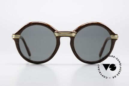 Cartier Cabriolet - S Luxury Shades From 1991, frame with flexible spring hinges in SMALL size 49/20, Made for Men and Women