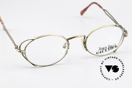 Jean Paul Gaultier 55-3175 Tupac Shakur 2Pac Eyeglasses, col. 3 'smoke gold' in size 47/20, with original case, Made for Men