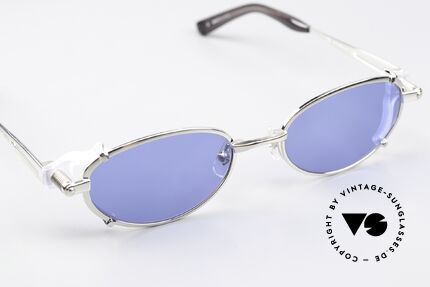 Jean Paul Gaultier 56-0035 Oval 90's Titanium Shades, NO retro fashion, but a genuine old original from '95, Made for Men and Women