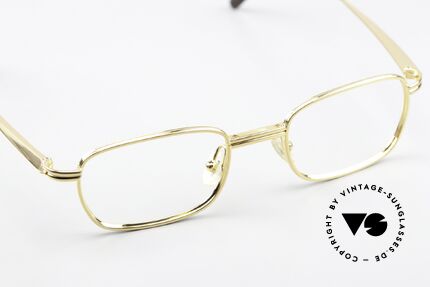 Jil Sander J90 Gold-Plated Titan Frame 90s, the lens height is 31mm = suitable for varifocals, Made for Men and Women
