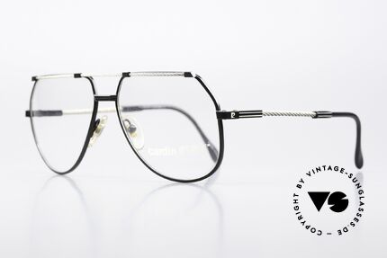 Pierre Cardin CP805 Old 80's Sailing Eyewear, temples & bridge are twisted like a hawser; size 59/15, Made for Men