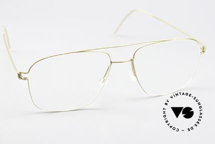 Lindberg Mikkel Air Titan Rim Designer Titanium Glasses, unworn single item; + orig. magnetic case by Lindberg, Made for Men