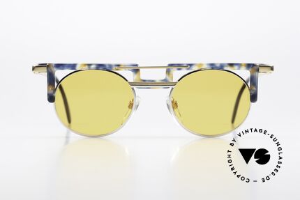 Cazal 745 Striking 90's Sunglasses, great combination of shapes, colors and materials, Made for Men and Women