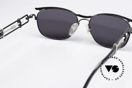 Jean Paul Gaultier 56-4171 Adjustable Temple Length 90s, lenses (100% UV) could be replaced with prescriptions, Made for Men and Women