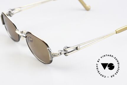 Jean Paul Gaultier 56-0004 Oval Sunglasses From 1996, unworn (like all our vintage Gaultiers) with orig. case, Made for Men and Women