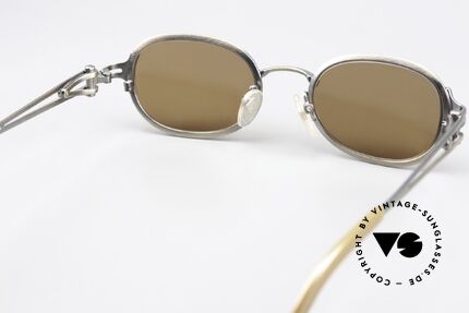 Jean Paul Gaultier 56-0004 Oval Sunglasses From 1996, sun lenses (100% UV) can be replaced with prescriptions, Made for Men and Women