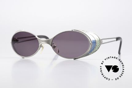 Jean Paul Gaultier 56-7109 90's Steampunk Sunglasses Details