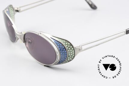 Jean Paul Gaultier 56-7109 90's Steampunk Sunglasses, tangible high-end craftsmanship; frame made in Japan!, Made for Men and Women