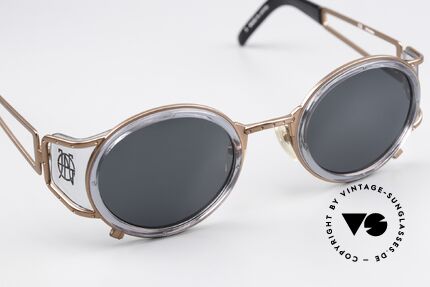 Jean Paul Gaultier 58-6201 Vintage Celebrity Glasses, unworn original from 1998 with orig. JP Gaultier case, Made for Men and Women