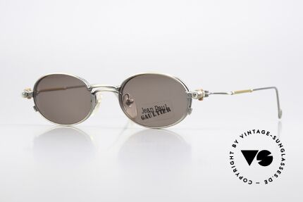 Jean Paul Gaultier 55-8106 Oval Vintage Frame Clip-On Details
