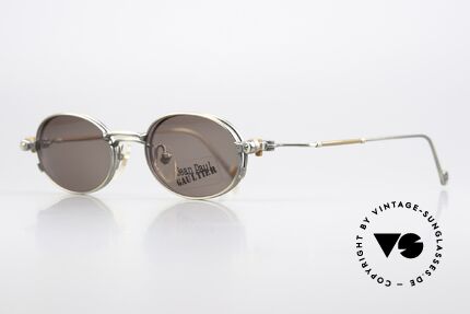 Jean Paul Gaultier 55-8106 Oval Vintage Frame Clip-On, best craftsmanship: 1. class comfort; made in Japan, Made for Men and Women