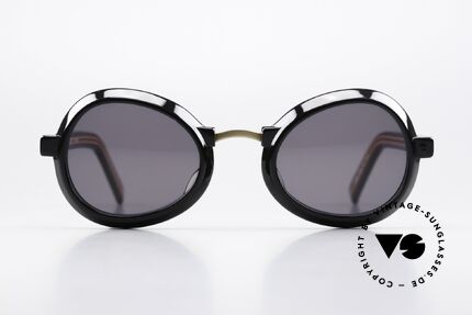 Jean Paul Gaultier 58-1274 Ladies & Gents Sunglasses, unique combination of materials, design & colors, Made for Men and Women