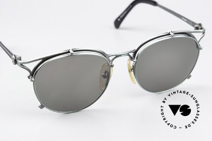 Jean Paul Gaultier 56-2171 Fir Green Metallic Frame 90s, never worn, NOS (like all our rare vintage sunglasses), Made for Men and Women