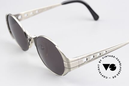 Jean Paul Gaultier 56-3174 Ultra Rare 90's Sunglasses, monolithic JPG design (true 'vintage'!); made in Japan, Made for Men and Women