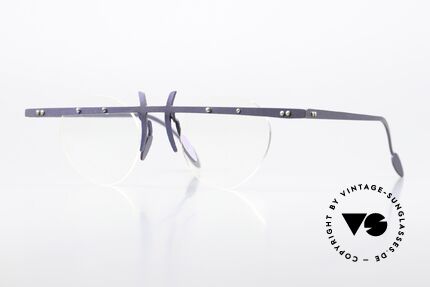 Theo Belgium Tita VI 9 90's Frame Blue Metallic, Theo Belgium: the most self-willed brand in the world, Made for Women