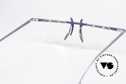 Theo Belgium Tita VI 9 90's Frame Blue Metallic, Size: medium, Made for Women
