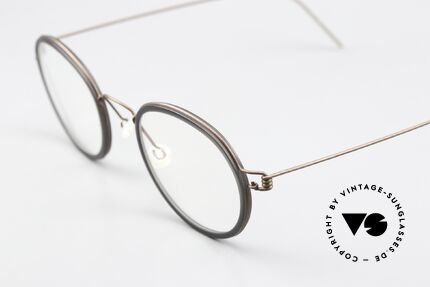 Lindberg Lex 47 Air Titan Rim Designer Frame Matt Bronze, striking refined Air Titan frame with Acetate inner rim, Made for Men and Women