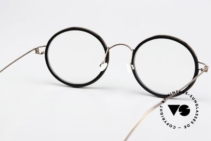 Lindberg Cameron 46 Air Titan Rim Frame Shiny Brown & Black, orig. Lindberg DEMO lenses can be replaced optionally, Made for Men and Women