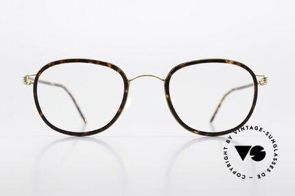 Lindberg Max 48 Air Titan Rim Titan Frame Acetate Cover, model MAX in size 48-23, temple length 145, color GT, Made for Men and Women