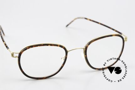 Lindberg Max 48 Air Titan Rim Titan Frame Acetate Cover, unworn, NOS, with original magnetic case by Lindberg, Made for Men and Women