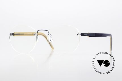 Lindberg 2110 Spirit Titan Blue Metallic Light Brown Details