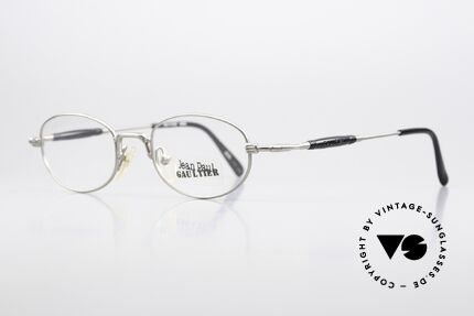 Jean Paul Gaultier 55-7202 Titanium Vintage Frame 90s, lightweight TITANIUM frame in size 47/19, 145mm, Made for Men and Women
