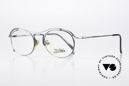 Jean Paul Gaultier 55-2170 90's Frame Fir Green Metal, "smoke fir green metallic" finish; truly UNIQUE!, Made for Men and Women