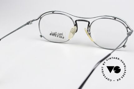 Jean Paul Gaultier 55-2170 90's Frame Fir Green Metal, NO RETRO eyewear; but a great original from 1997, Made for Men and Women
